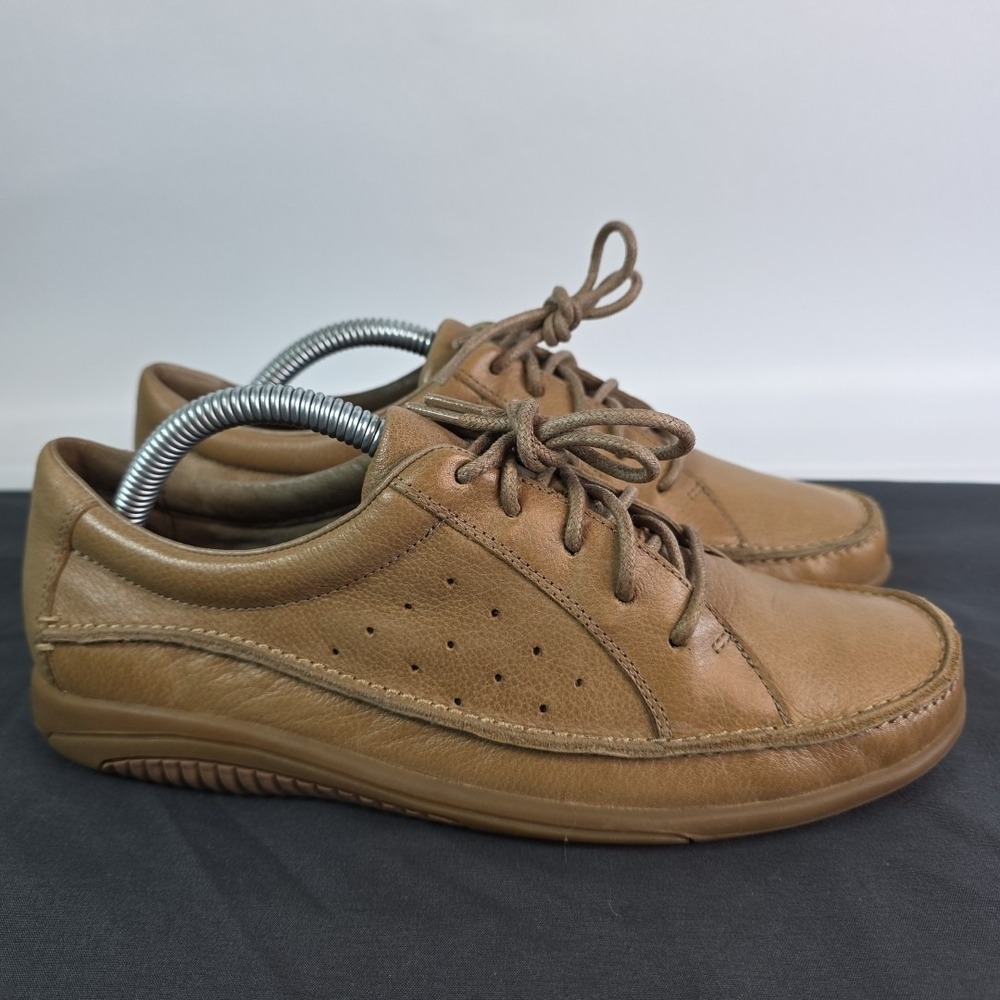 Hush Puppies Malibu Leather Lace Loafer Women's US‎ Size 7 52095 Tan